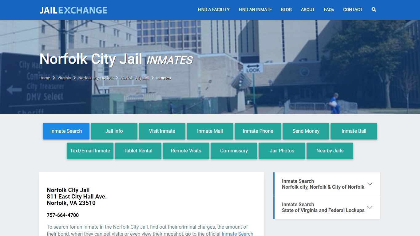 Norfolk city, Norfolk Inmate Search | Arrests & Mugshots | VA